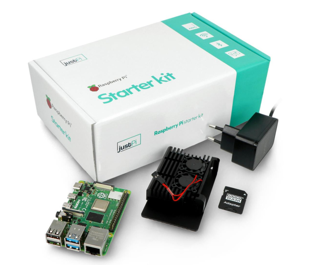 Raspberry Pi Zestaw 4B WiFi 8GB RAM, 32GB, akces., 2 went. - 635145 - zdjęcie